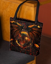 Burning dragon All-over Tote aos-all-over-tote-lifestyle-front-02