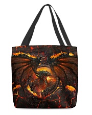 Burning dragon All-over Tote front