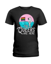 The queers are here Ladies T-Shirt tile