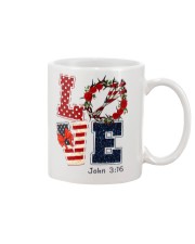 Love God Independence day Mug tile