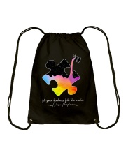 Let Your Kindness Fill The World Drawstring Bag tile