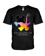 Let Your Kindness Fill The World V-Neck T-Shirt tile