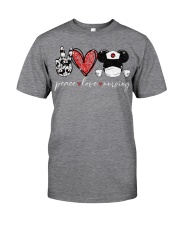 Peace Love Nursing - Printed apparels Classic T-Shirt front