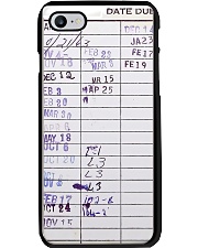 Due date librarian Phone Case i-phone-8-case