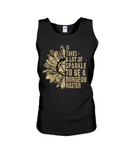 It takes a lot of sparkle to be a dungeon master Unisex Tank tile