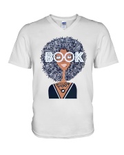 Book smart V-Neck T-Shirt tile