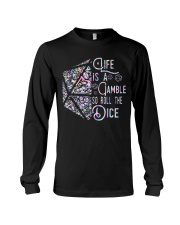 Life is a gamble so roll the dice Long Sleeve Tee tile