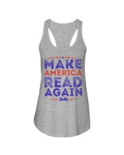 Make America read again Ladies Flowy Tank tile