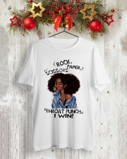 I win Classic T-Shirt lifestyle-holiday-crewneck-front-2