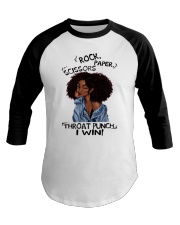 I win Baseball Tee tile