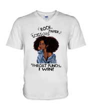 I win V-Neck T-Shirt tile