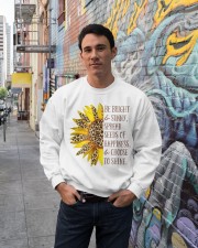 Be bright and sunny Crewneck Sweatshirt lifestyle-unisex-sweatshirt-front-2