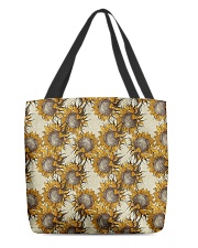 Retro sunflower All-Over Tote tile