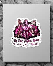 No one fights alone Sticker - 4 pack (Vertical) aos-sticker-4-pack-vertical-lifestyle-front-09