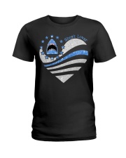 American heart Independence day - Printed apparels Ladies T-Shirt tile