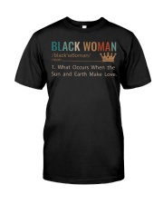 Black woman Classic T-Shirt tile