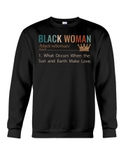 Black woman Crewneck Sweatshirt tile