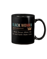 Black woman Mug tile