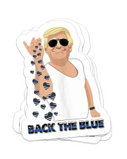 Back the blue Sticker - 4 pack (Vertical) front