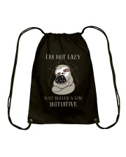 I'm not lazy Drawstring Bag tile
