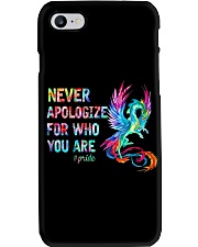 Never apologize for who you are Phone Case tile