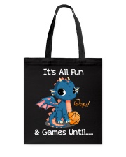 It's all fun and games Tote Bag tile