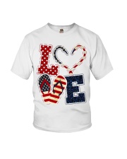 Love Independence day Youth T-Shirt tile