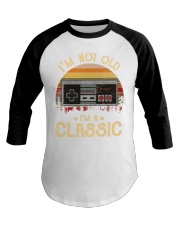 I'm not old Baseball Tee tile