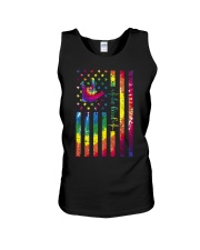 Tie dye American Independence day Unisex Tank tile
