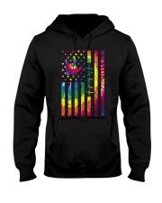 Tie dye American Independence day Hooded Sweatshirt tile