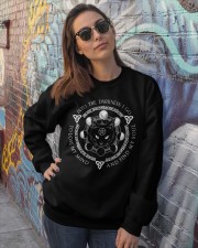 Into the darkness I go Crewneck Sweatshirt lifestyle-unisex-sweatshirt-front-3
