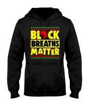 Black breaths matter Hooded Sweatshirt tile