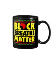 Black breaths matter Mug tile