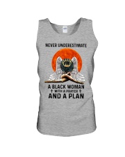 Never underestimate a black woman Unisex Tank tile