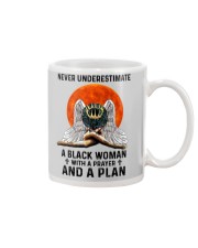 Never underestimate a black woman Mug tile