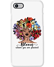 Bloom where you Phone Case tile