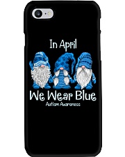 In April We Wear Blue For Autism Awareness Phone Case tile