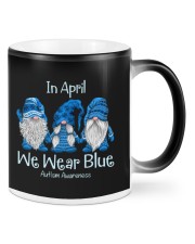 In April We Wear Blue For Autism Awareness Mugs tile