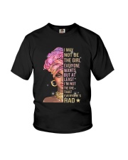 I may not be the girl Youth T-Shirt tile