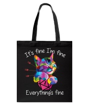 I'm fine Tote Bag tile