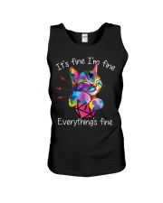 I'm fine Unisex Tank tile