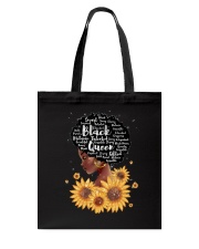 Black queen sunflower Tote Bag tile