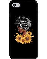 Black queen sunflower Phone Case tile