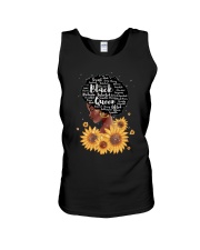 Black queen sunflower Unisex Tank tile