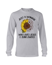 Just a woman who loves Long Sleeve Tee tile