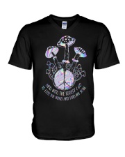 And into the forest I go V-Neck T-Shirt tile