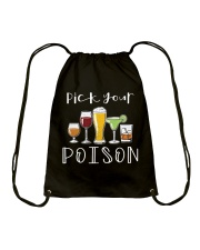 Pick your poison - Printed apparels Drawstring Bag tile