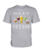 Pick your poison - Printed apparels V-Neck T-Shirt tile