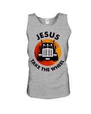 Jesus take the wheel Unisex Tank tile