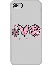 Peace Love Well - Printed apparels Phone Case tile